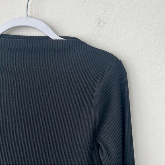 J. Crew Vintage Rib Split-Neck Long Sleeve T-Shirt with Buttons - Picture 8 of 10